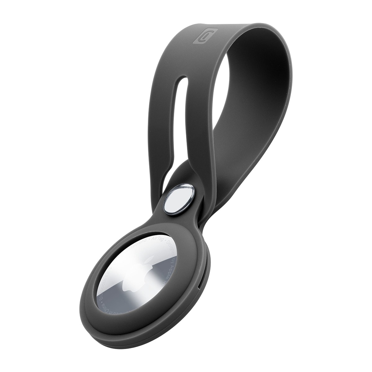 Cellular Line - Correa de silicona Cellularline Loop negro para AirTag. - Image 1