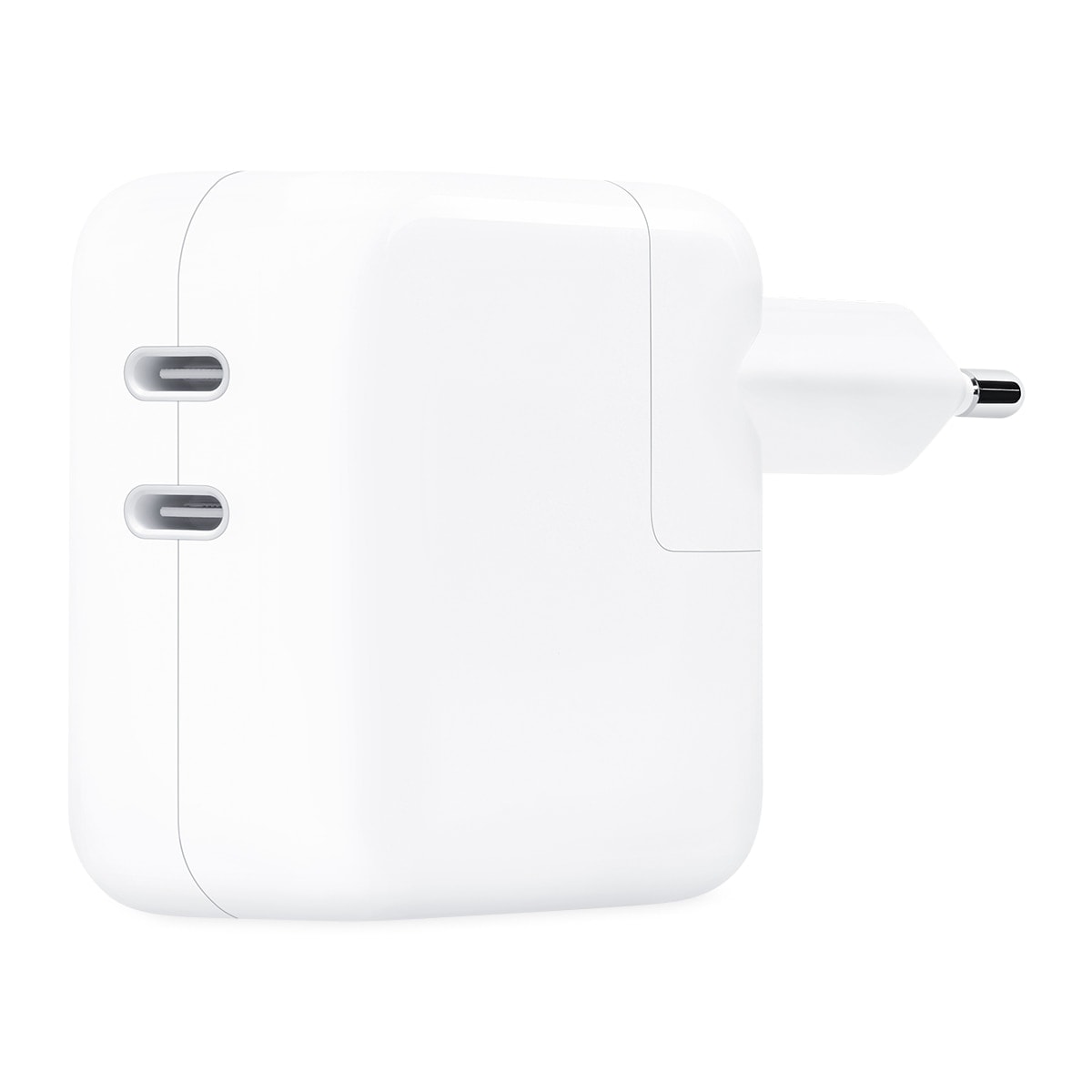 Apple - Adaptador de corriente Apple con dos puertos USB-C de 35 W. - Image 1