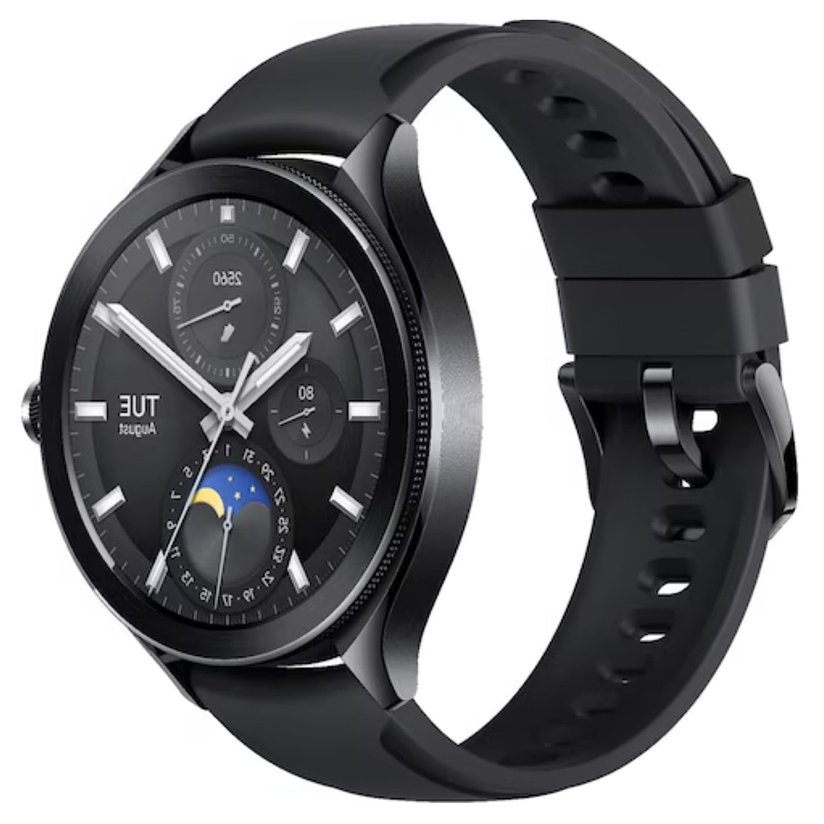 XIAOMI - Xiaomi Watch 2 Pro Bluetooth Negro con correa de fluorocaucho negra Smartwatch. - Image 1