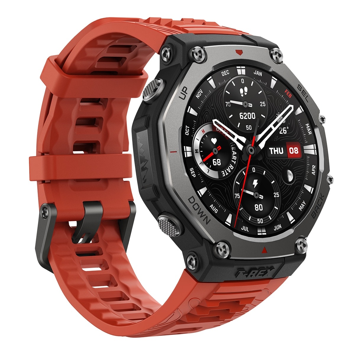Amazfit - Amazfit T-Rex 3 Lava Smartwatch con modo HYROX. - Image 1