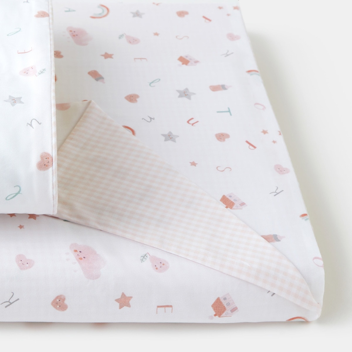 Cotton Juice Baby Home - Funda nórdica reversible Cotton Juice Baby Home Abecedario (disponible en varias medidas). - Image 1