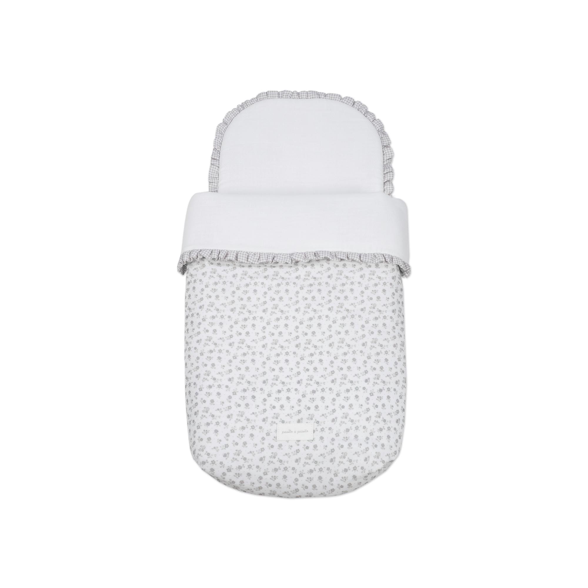Pasito a pasito - Saco Cuco Little Bloom Flor Gris TOG 2,5. - Image 1