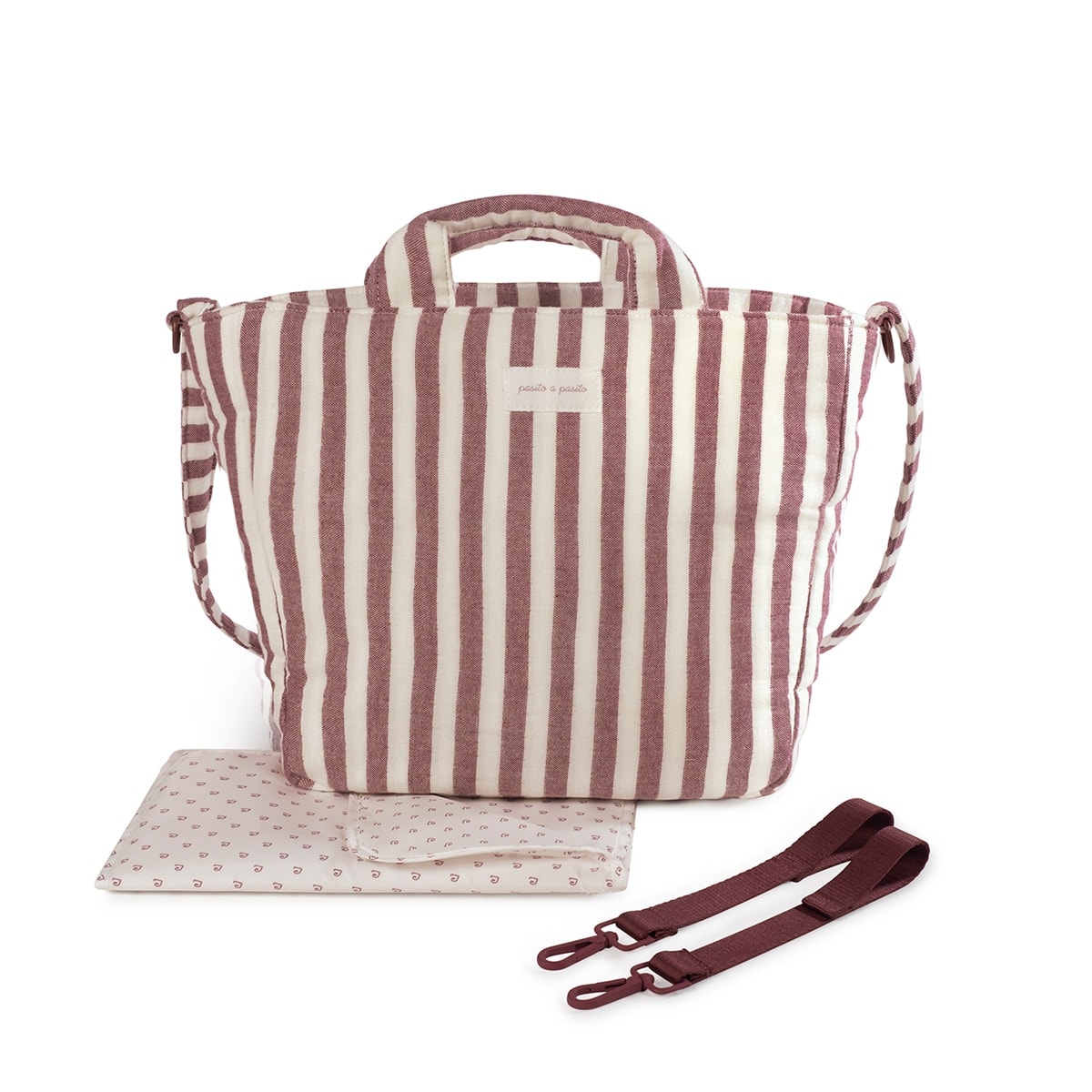 Pasito a pasito - Bolso Canastilla Cherry Velvet. - Image 1