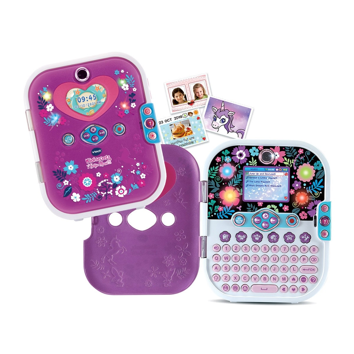 VTech - Diario interactivo Kidi Secrets Selfie Music 2.0 con juegos y actividades VTech. - Image 1