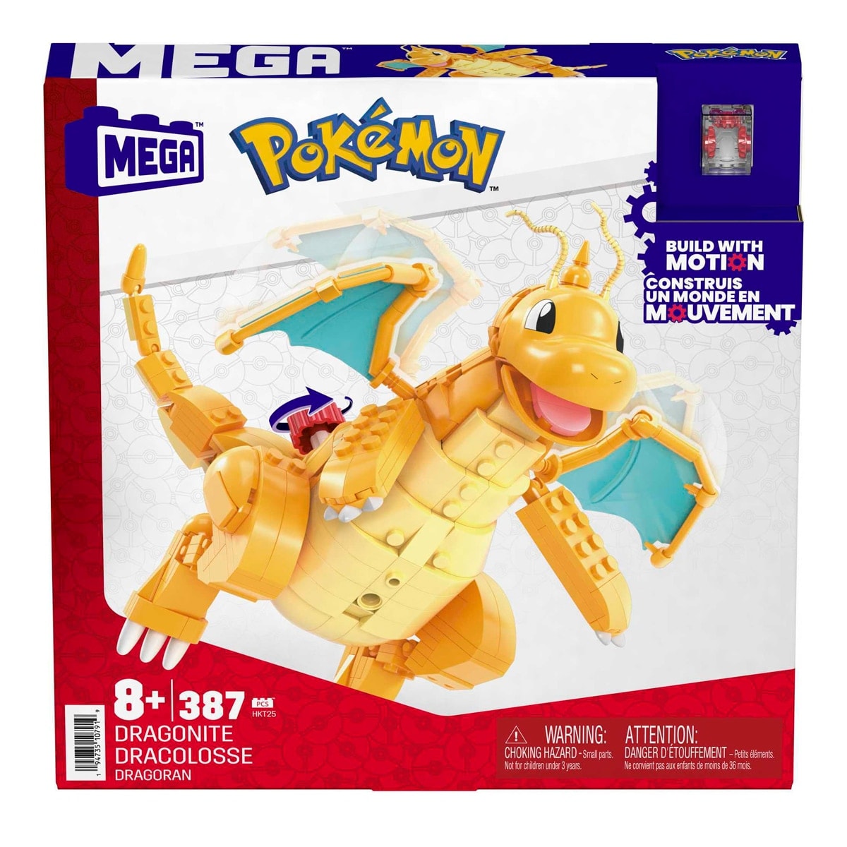 Bloques de construcción Pokémon Dragonite MEGA Construx - Image 1