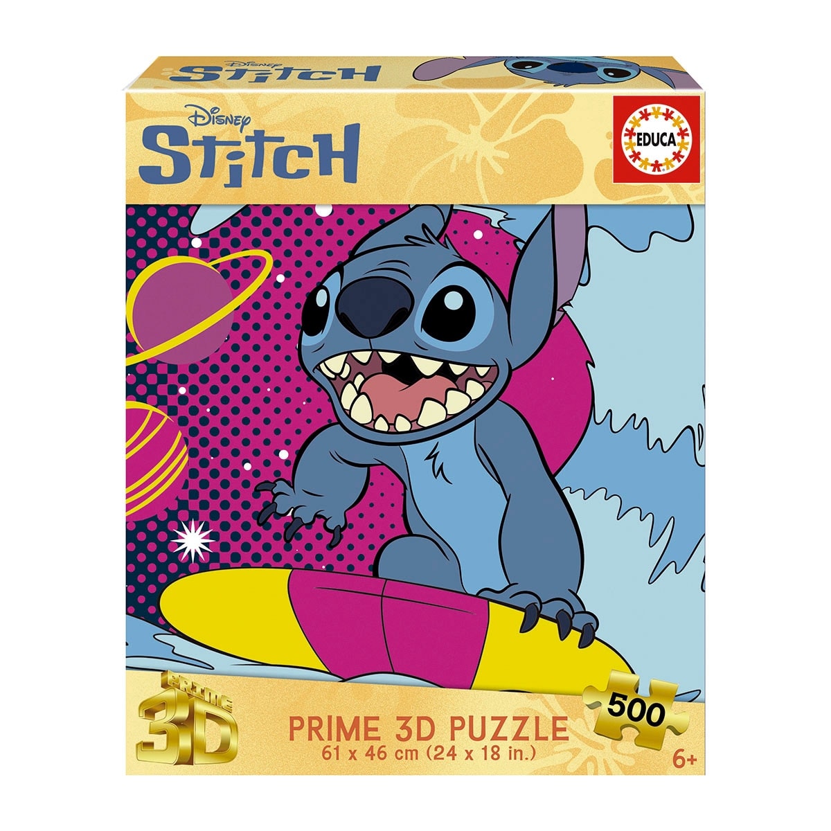 EDUCA - Puzzle 3D Lenticular 500 Stitch Disney Educa. - Image 1