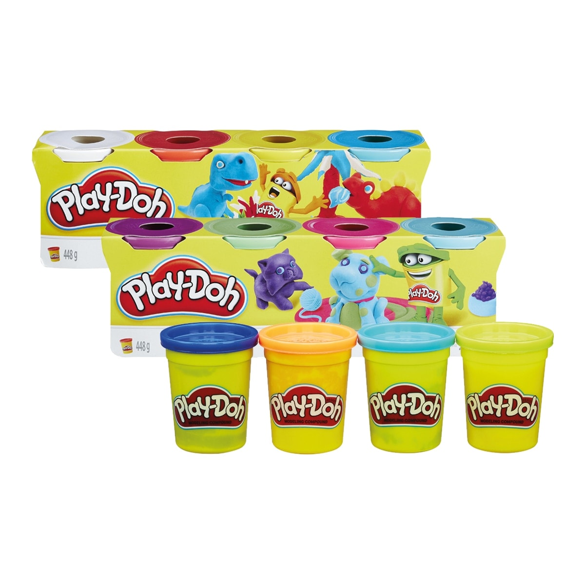 Play-Doh - Pack 4 Botes Play-Doh. - Image 1