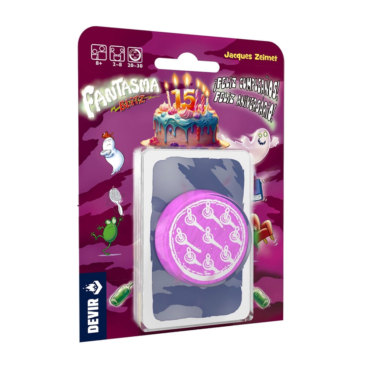 Devir - Juego de cartas Fantasma blitz: Feliz cumpleaños!!! Devir. - Image 1
