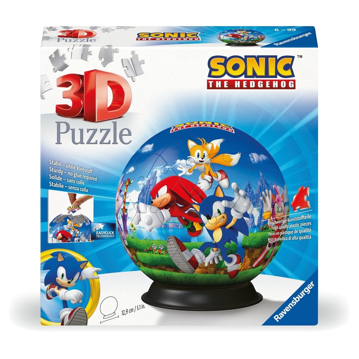Puzzle 3D - Puzzleball Sonic The Hedgehog - Ravensburger - Image 1