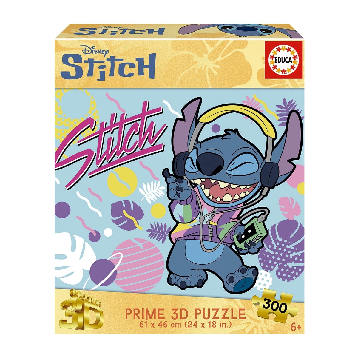 EDUCA - Puzzle 3D Lenticular 300 Stitch Disney Educa. - Image 1