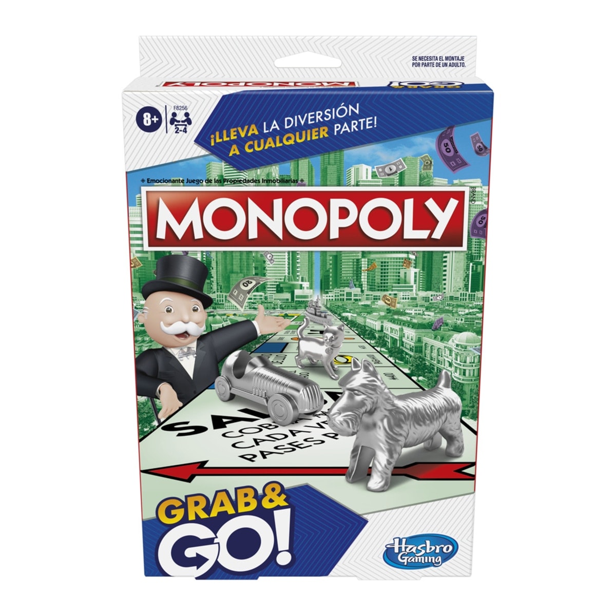 Monopoly - Juego Monopoly de viaje Grab&Go Hasbro Gaming. - Image 1