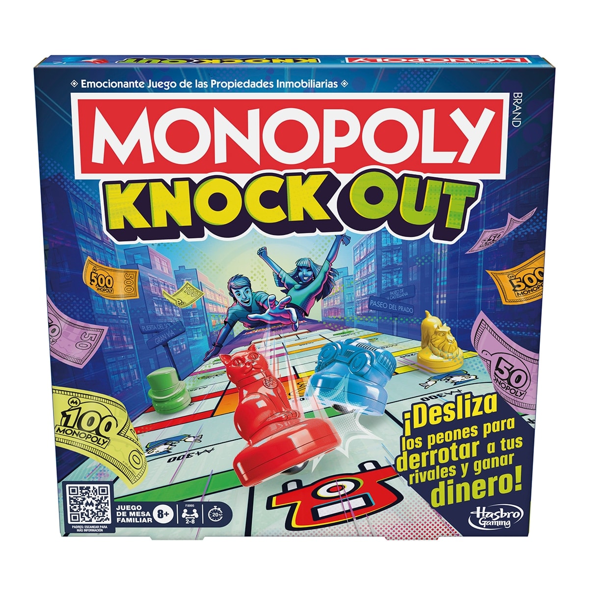 Monopoly - Juego de mesa Monopoly Knockout Hasbro. - Image 1