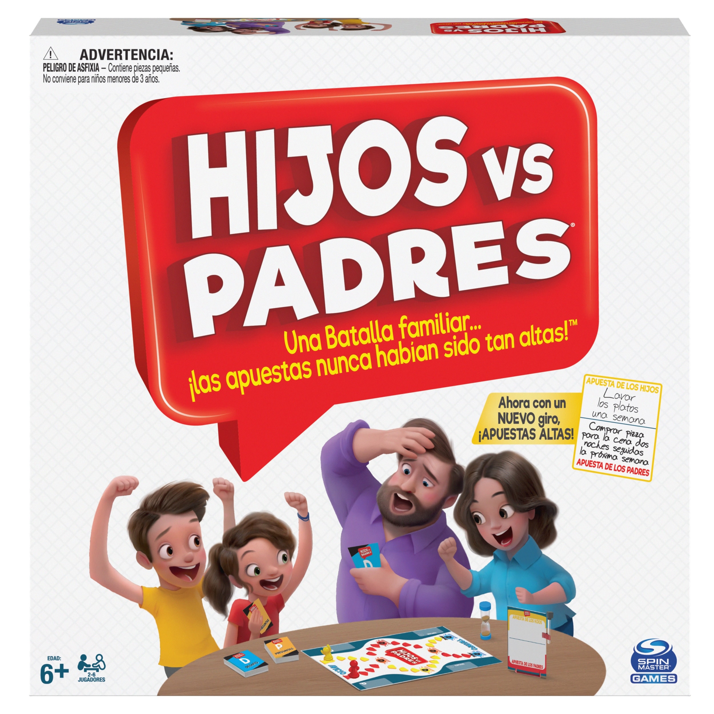 Spin Master - Juego de mesa Hijos contra padres Spin Master Games. - Image 1