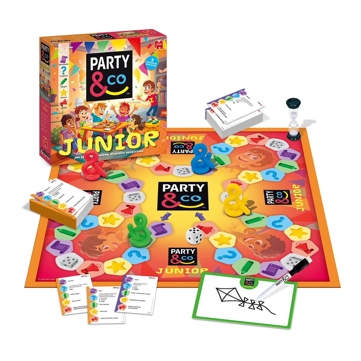 Diset - Juego de mesa Party & Co Junior Multiprueba Infantil Diset. - Image 1