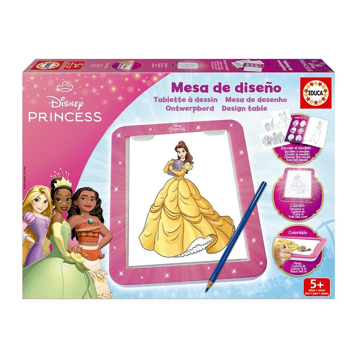 EDUCA - Juego educativo Mesa de diseño Disney Princess Educa. - Image 1