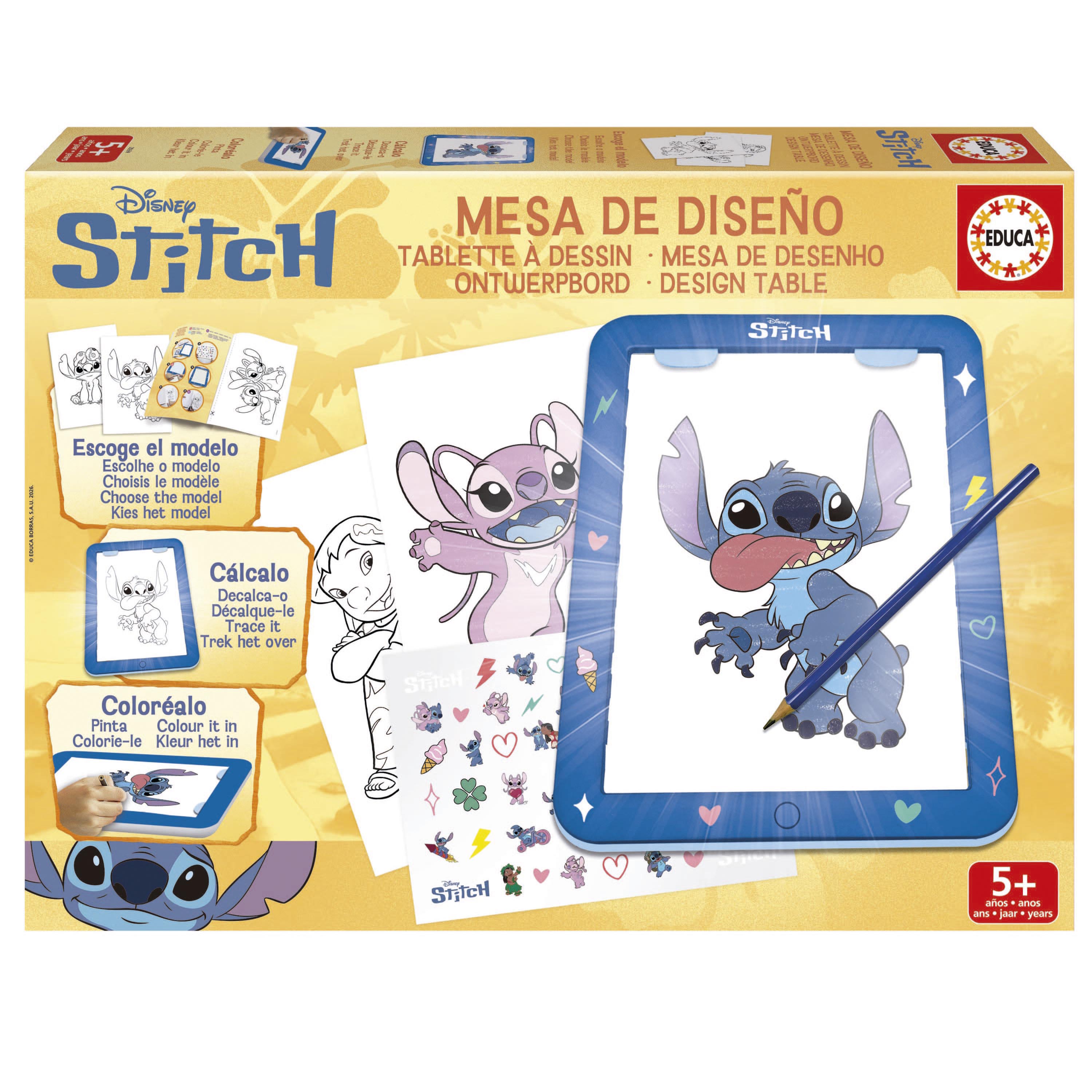 EDUCA - Art&Craft Mesa de Diseño Disney Stitch Educa. - Image 1