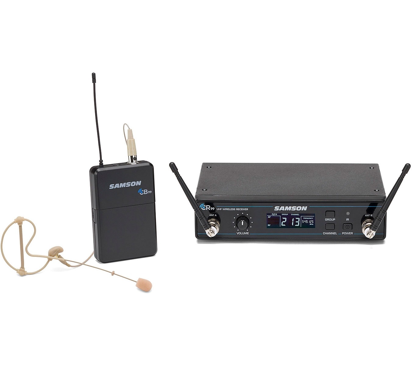Samson - Sistema Wireless: Headset (Cabeza) Samson concert 99 Se10 (F). - Image 1