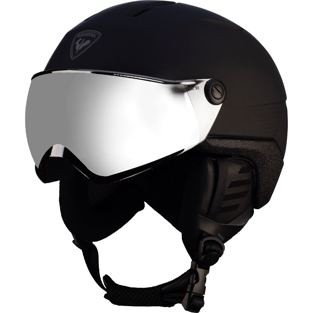 Rossignol - Casco de esquí Fit visor impacts black Rossignol. - Image 1