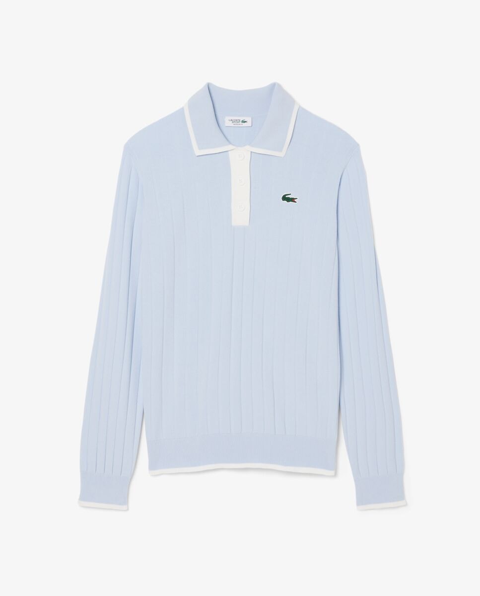 Lacoste - Jersey de golf elástico con cuello Polo de mujer. - Image 1