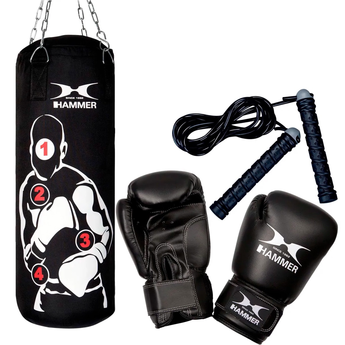 Hammer - Set de boxeo Sparring Pro 80 cm Hammer. - Image 1