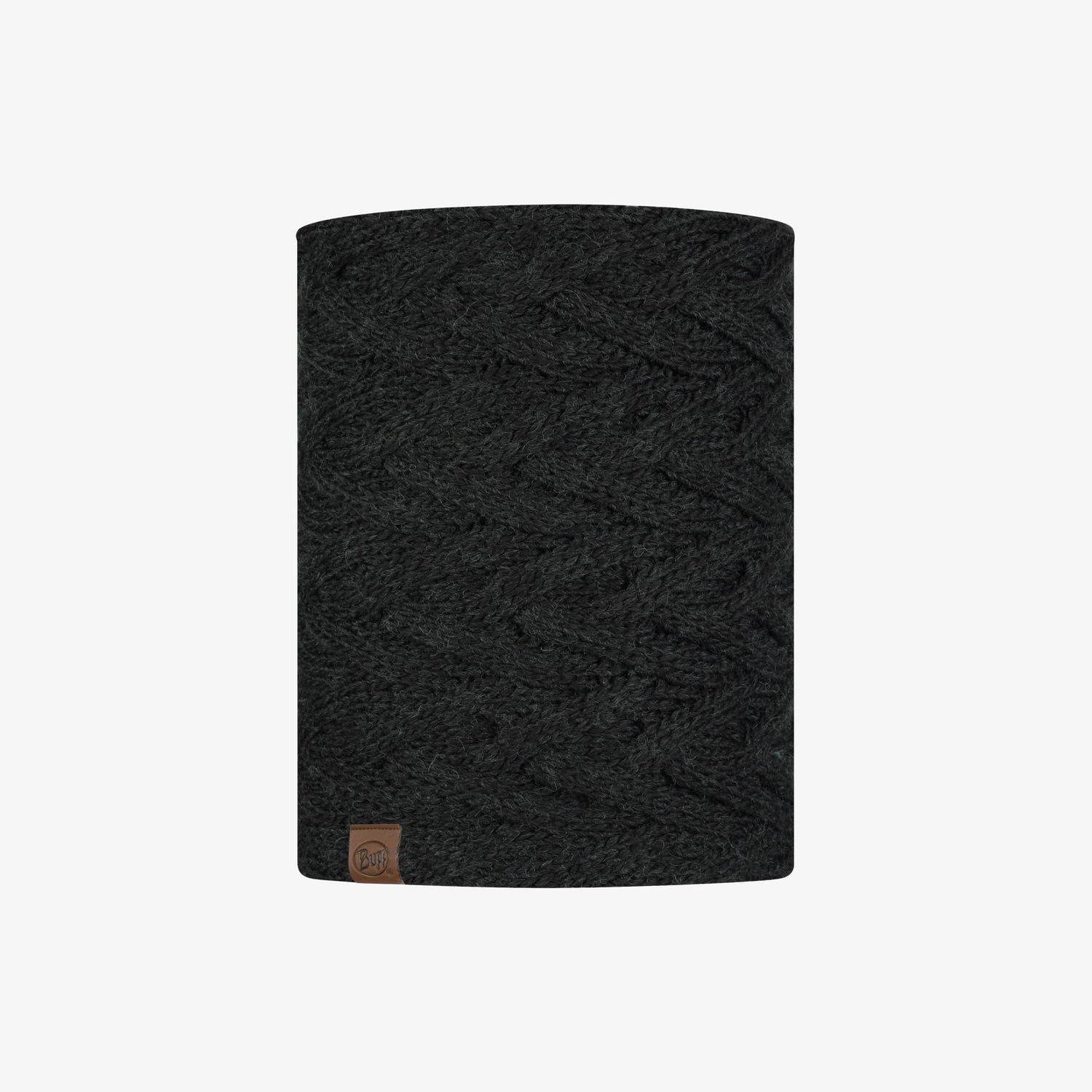 Buff - Bufanda de punto mujer Caryn Graphite Buff. - Image 1