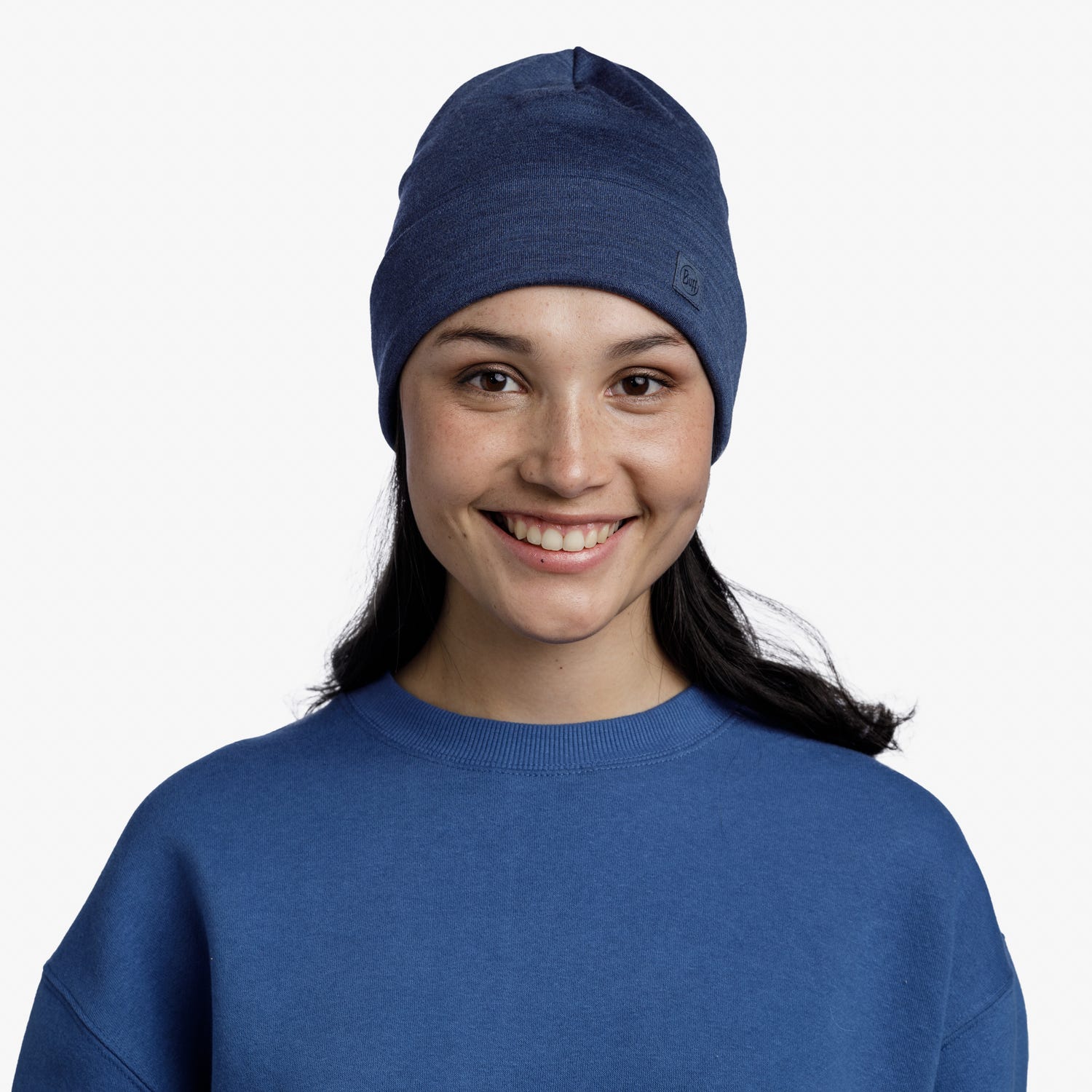 Buff - Gorro unisex Solid Night Blue Buff. - Image 1