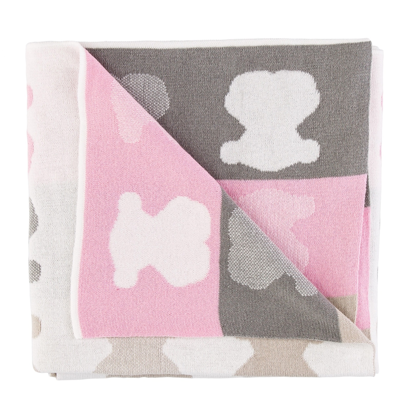 Tous - Manta reversible para mini cuna o cuna (78x104) Tous Baby Nilo-501. - Image 1