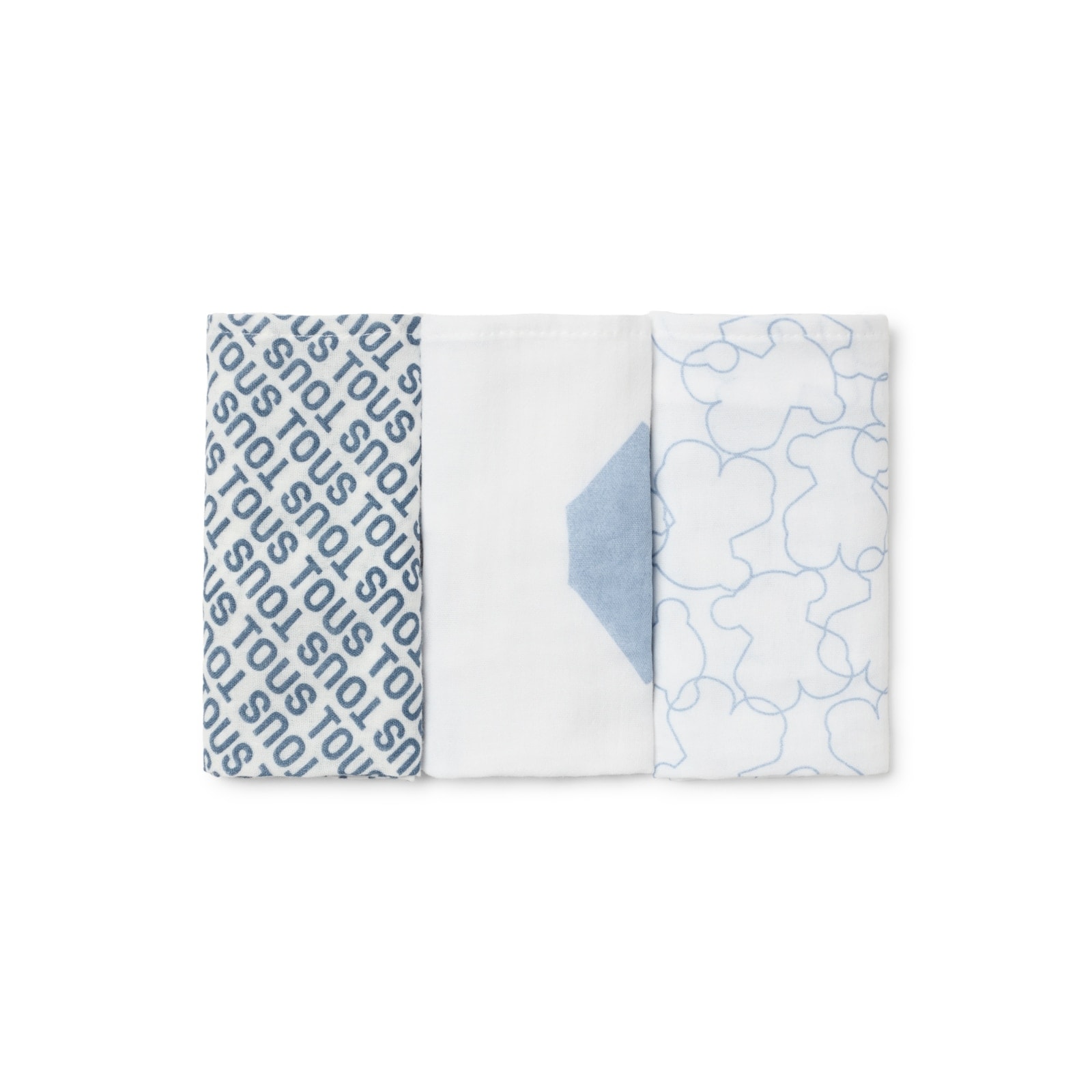 Tous - Pack de 3 muselinas 38x38 cm Tous Baby multi estampadas. - Image 1