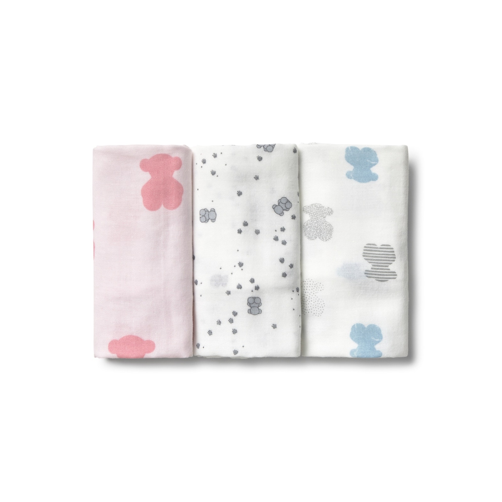 Tous - Pack de 3 muselinas 38x38 cm Tous Baby multi estampadas. - Image 1