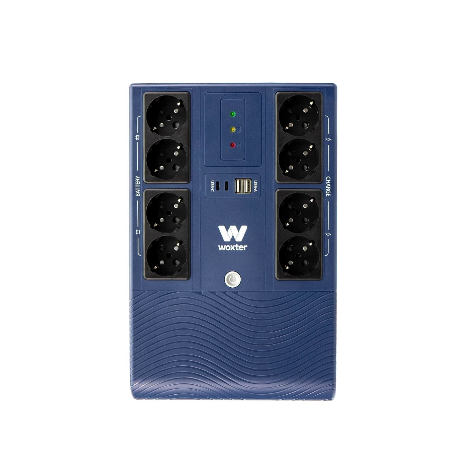WOXTER - Sistema SAI Woxter Multibase 1200VA , 8 tomas Schuko, batería de 12V-7Ah. - Image 1