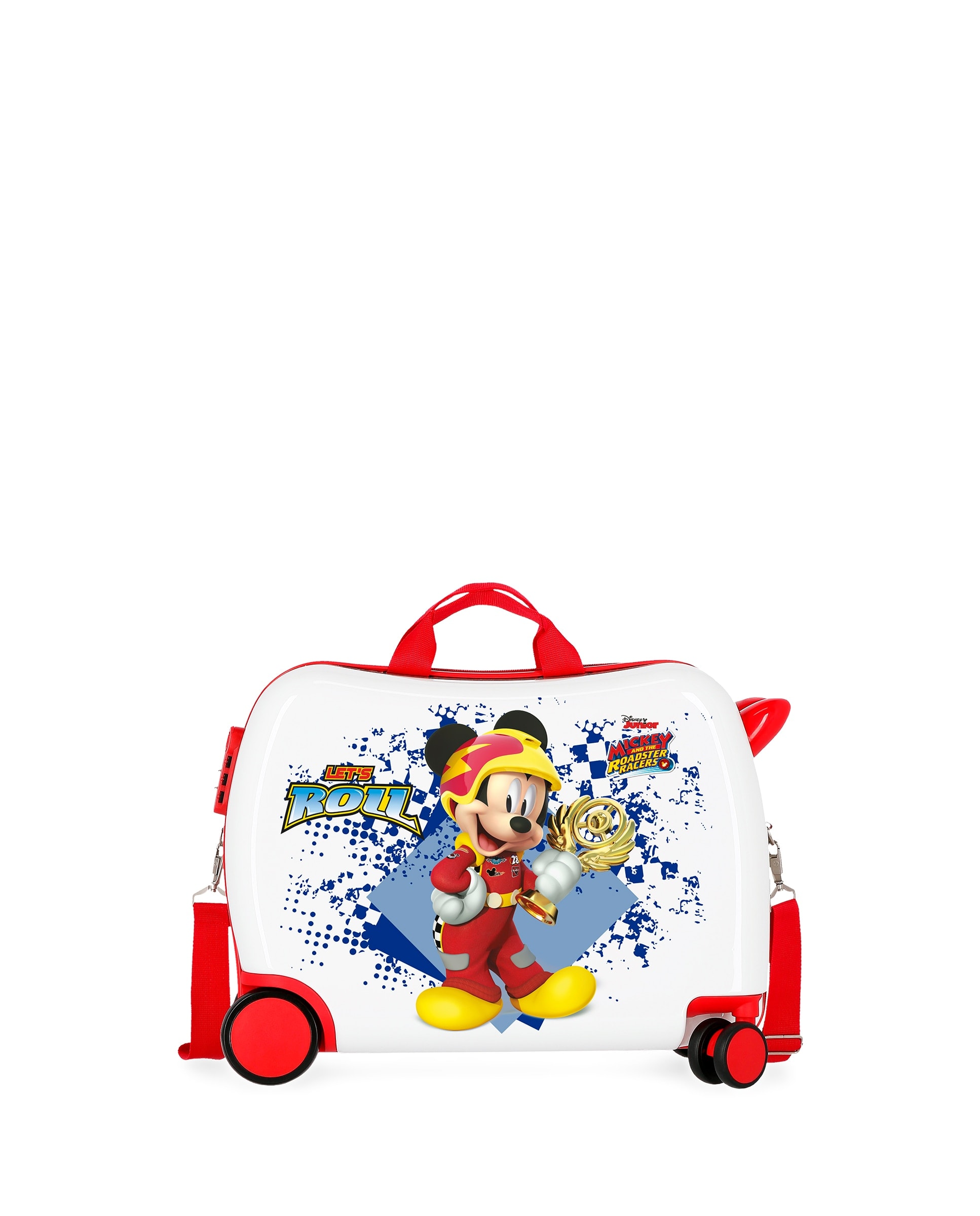 Disney - Maleta infantil 2 ruedas multidireccionales Mickey Joy rígida con capacidad de 34L. - Image 1