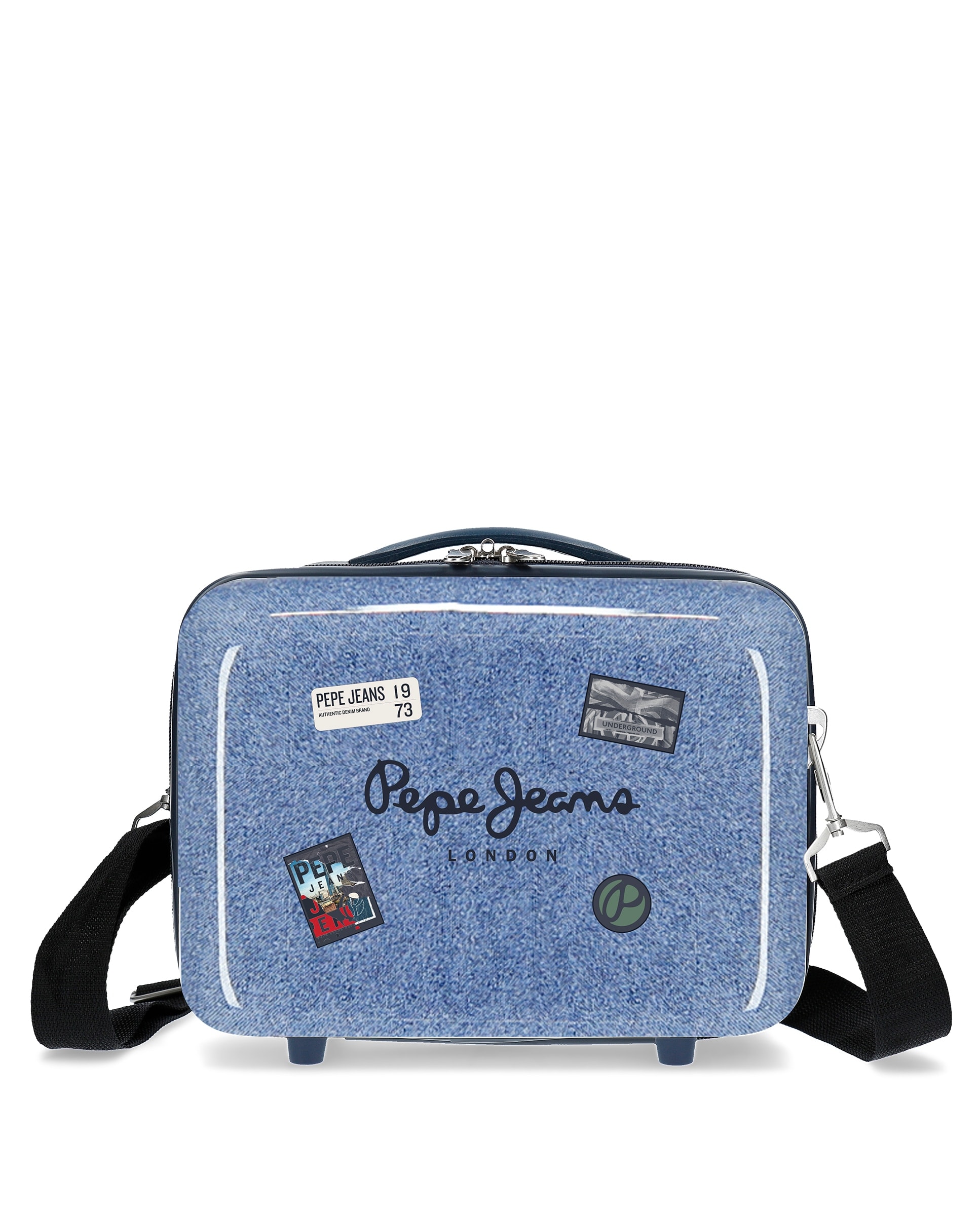 Pepe Jeans - Neceser adaptable a trolley Digital rígido con capacidad de 9L. - Image 1