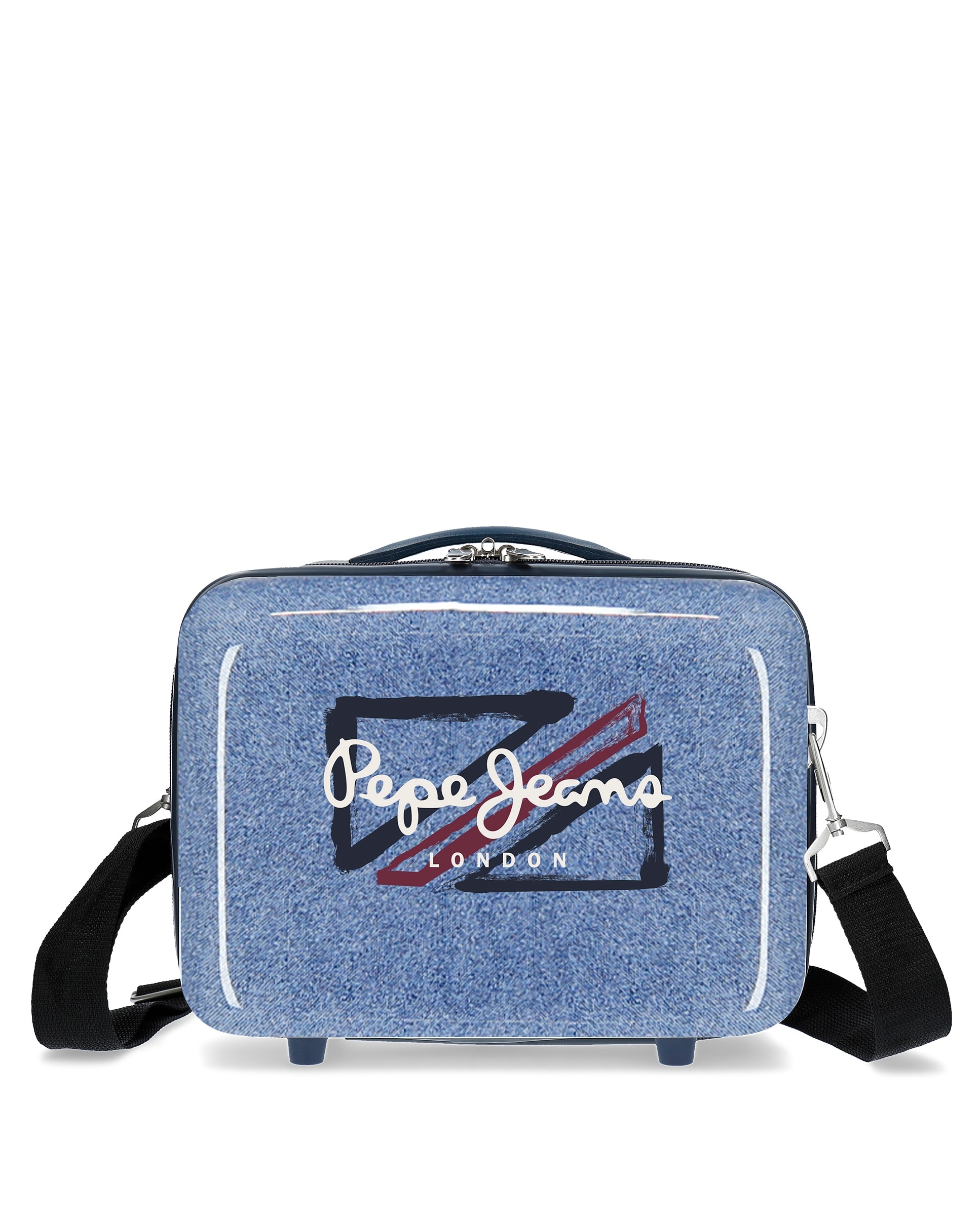 Pepe Jeans - Neceser adaptable a trolley Digital rígido con capacidad de 9L. - Image 1