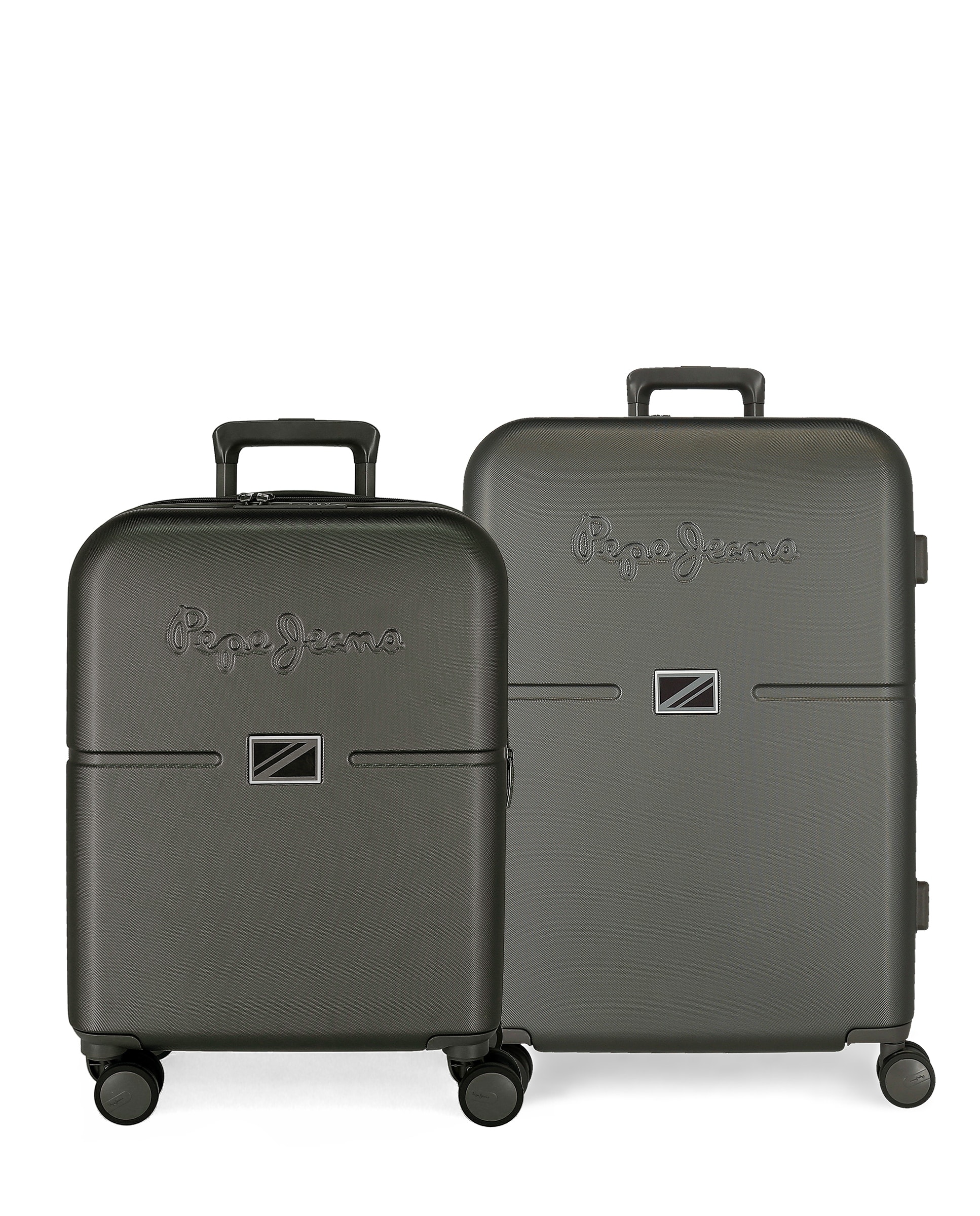 Pepe Jeans - Juego de maletas (cabina y mediana) Accent rígidas con capacidad de 116L. - Image 1