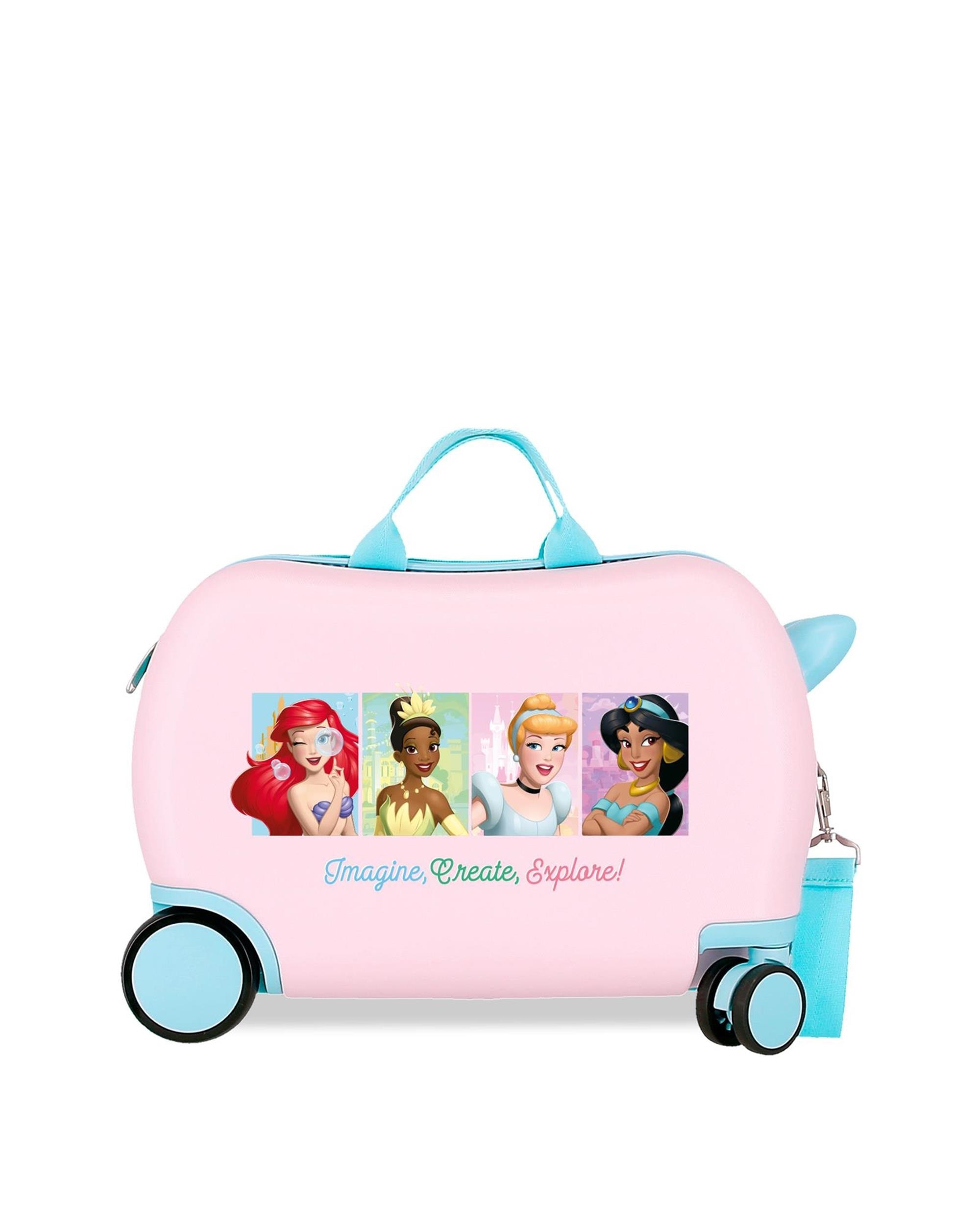 Disney - Maleta infantil 2 ruedas multidireccionales imagine, create &amp; explore rígida con capacidad de 28l. - Image 1