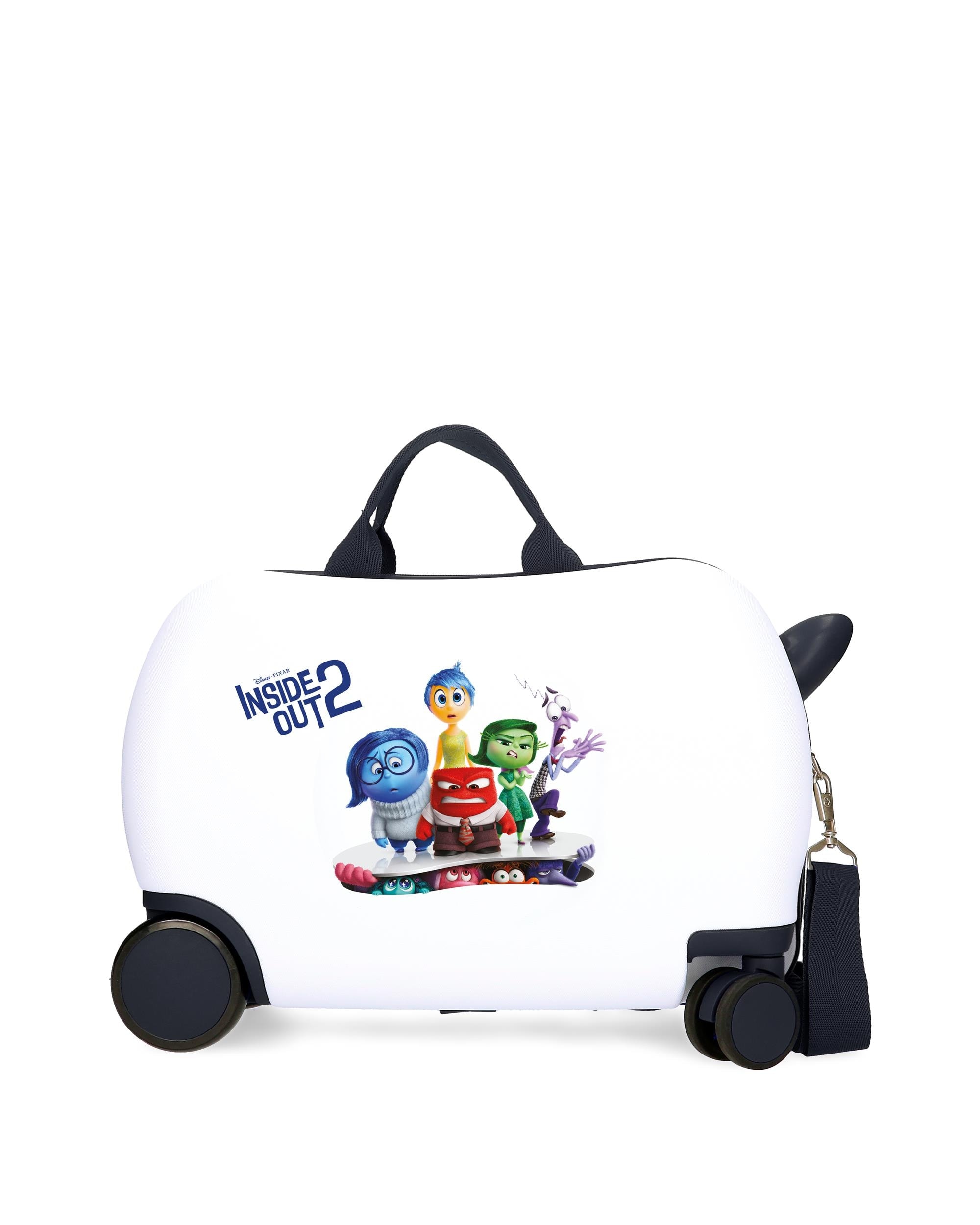 Disney - Maleta infantil 2 ruedas multidireccionales inside out 2 alegria con capacidad de 24l. - Image 1