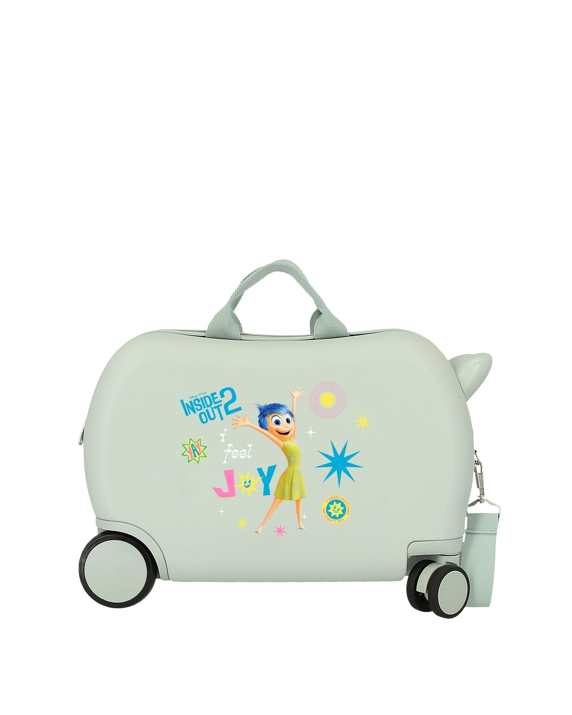 Disney - Maleta infantil 2 ruedas multidireccionales inside out 2 alegria con capacidad de 24l. - Image 1