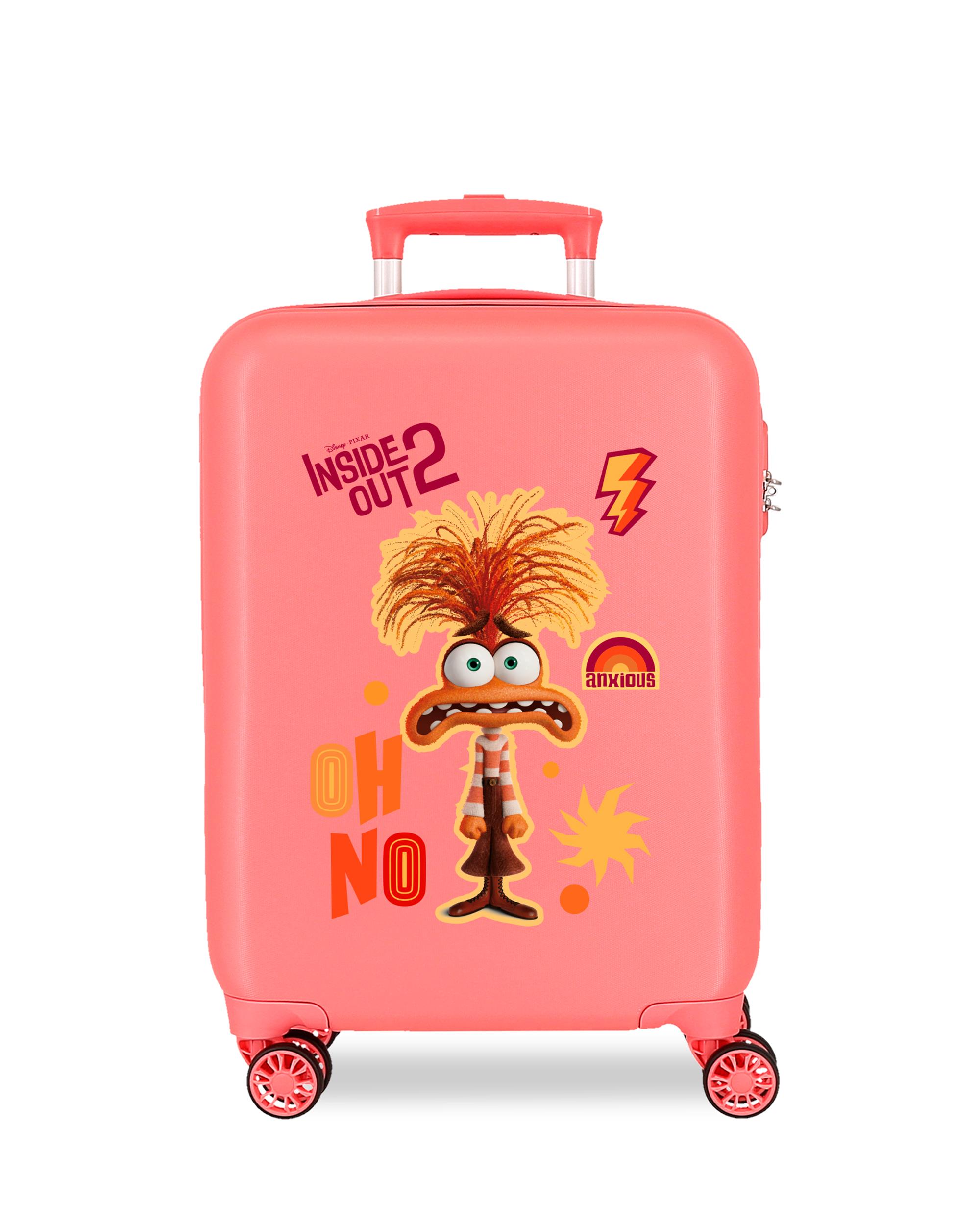 Disney - Maleta infantil 2 ruedas multidireccionales inside out 2 alegria con capacidad de 24l. - Image 1