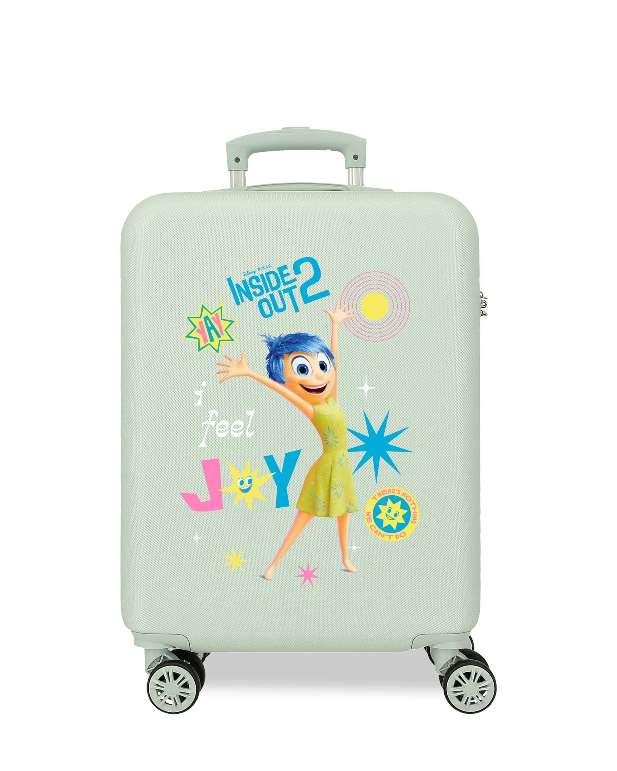 Disney - Maleta infantil 2 ruedas multidireccionales inside out 2 alegria con capacidad de 24l. - Image 1