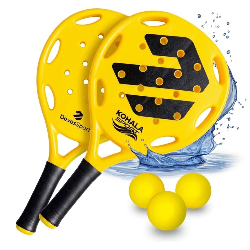 Devessport - Set de 2 palas de Pádel Playa + 3 Pelotas Devessport. - Image 1
