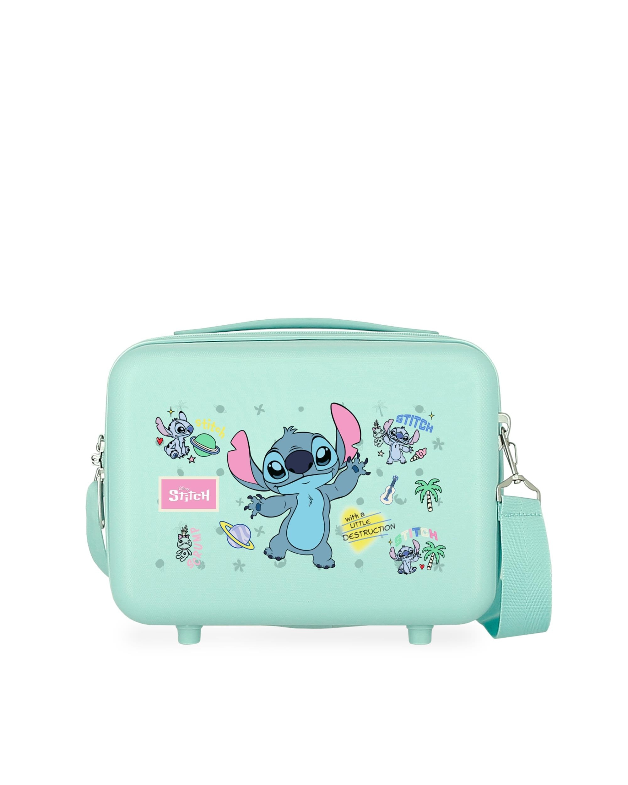 Disney - Neceser abs stitch little destruction adaptable con capacidad de 9,1l. - Image 1