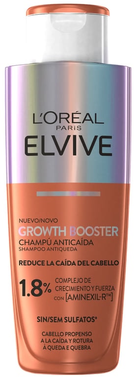L'Oréal París    

            Elvive Growth Booster Champú Anticaída - Image 1
