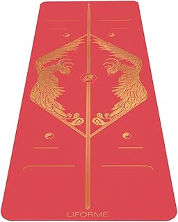 Liforme Collection Nouvel An Chinois - Le Meilleur Tapis de Yoga Écologique et Antidérapant avec Un Système d’Alignement Unique et Original - Biodégradable et Adhérence Extrême - Image 1