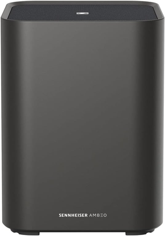 Sennheiser AMBEO TV and Music Sub - EU Plug Immersive Sound 3D Surround Deep Bass up to 27Hz Built-in 8" Subwoofer with 350W Class D Amplifier Compatible with AMBEO Range (700150) - Image 1