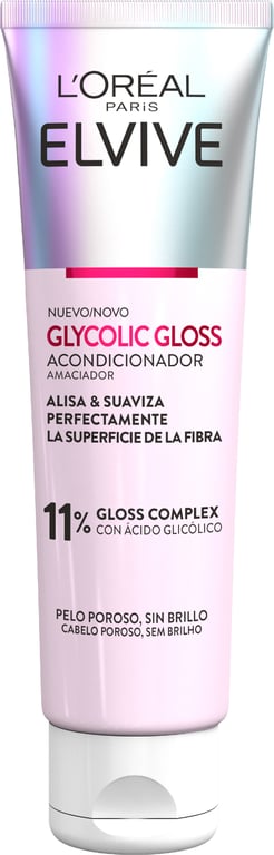 L'Oréal París    

            Elvive Acondicionador Glycolic Gloss Con Ácido Glicólico Cabello Suave Y Brillante - Image 1