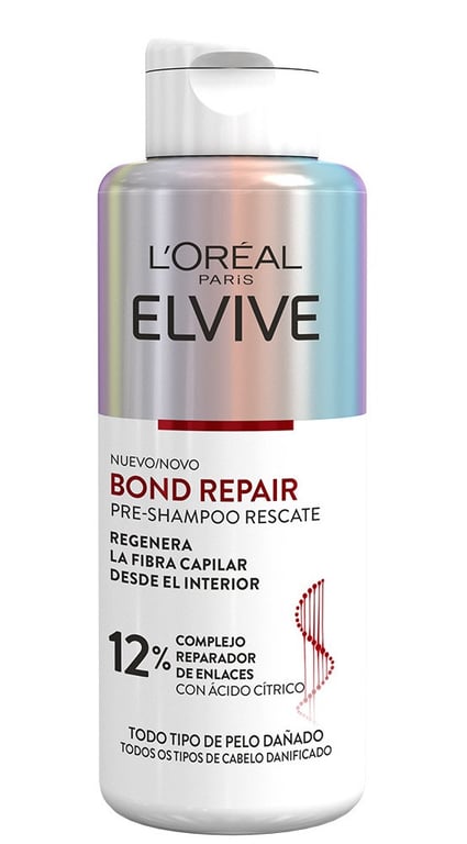 L'Oréal París    

            ELVIVE Bond Repair Pre-champú Rescate Rutina de Reconstrucción Profunda - Image 1