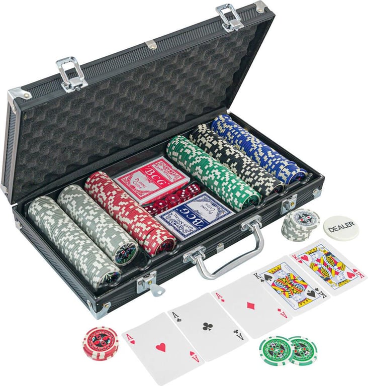 MALLETTE DE POKER 300 JETONS - Image 1