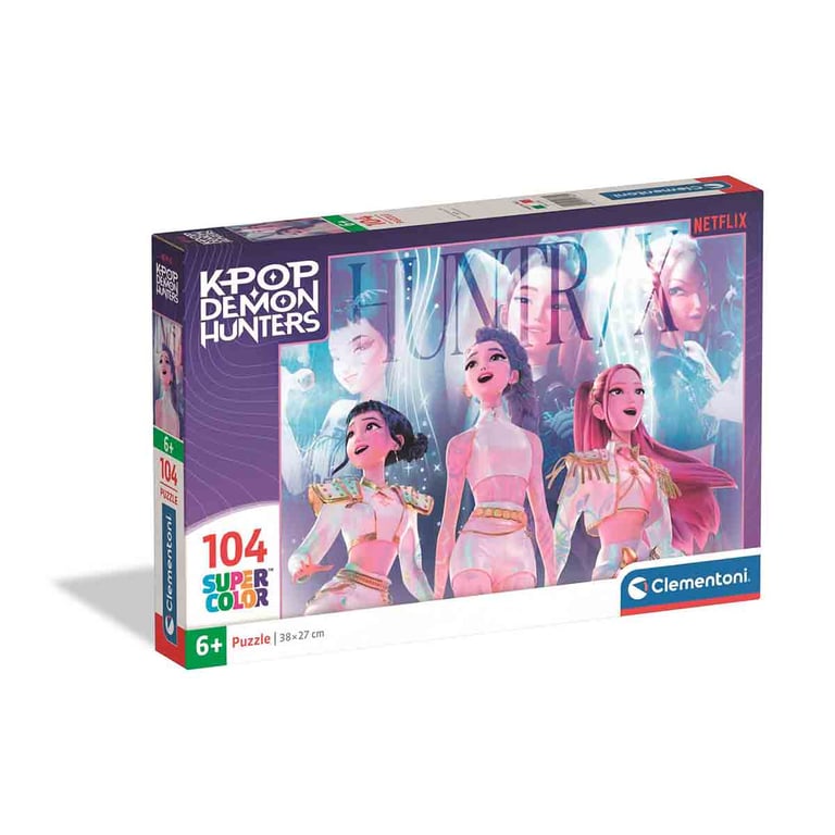 Puzzle 104 K-Pop Demon Hunters 1 Clementoni - Image 1