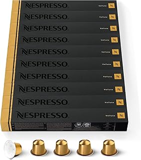 Nespresso Original – Bundle 100 Capsules de café Volluto – Intensité 4 – Pour Espresso & Cappuccino Recette Lait – (10 étuis de 10) - Image 1