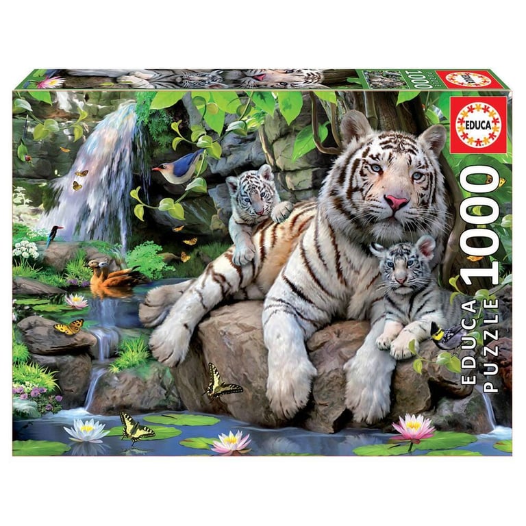 PUZZLE 1000 PIECES BLANC DU BENGALE - Image 1